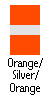 Orange/Silver/Orange Reflective Trim