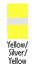 Yellow/Silver/Yellow Reflective Trim